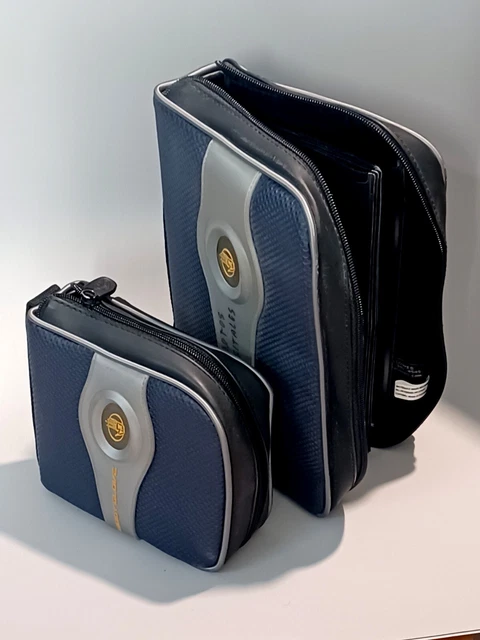 Set of 2 CD DVD Case Holders -capac 96 discs total - Used - Very Good Cond