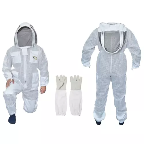 Professional 3 Layer Bee Suit Apiarist Ventilated Beekeeper Protective Suit