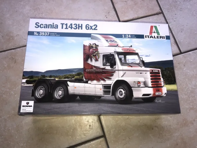 Maquette Camion 1/24 ITALERI Scania R620 & Semi Frigo Océan Express Ref  3852