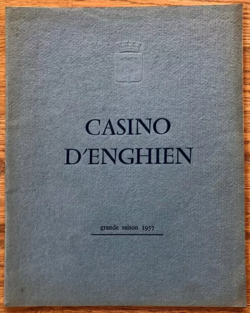 Programme CASINO D'ENGHIEN 1957, Bergonzi, Corelli, Olivero, Lifar, Babilée