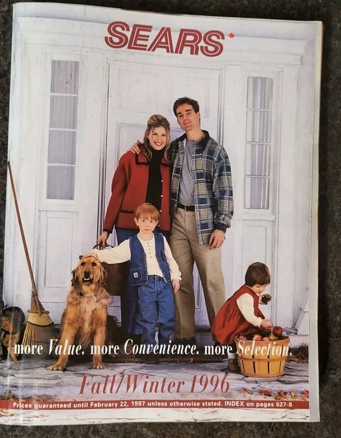 SEARS CANADA 1996 Fall & Winter Catalog, Complete Nice Condition $69.00 ...