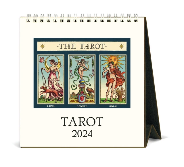 CAVALLINI & CO. 2024 Easel Desk Calendar / Tarot 19.95 PicClick