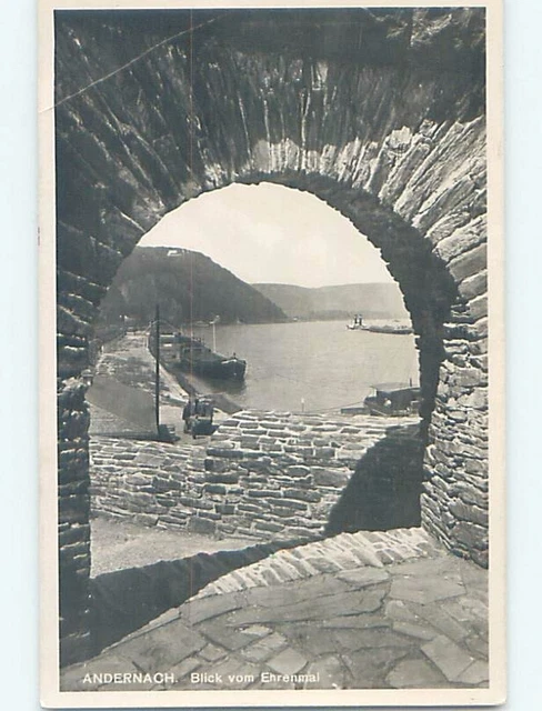 rppc ARCH SCENE Andernach - Mayen-Koblenz - Rhineland-Palatinate Germany HM1506