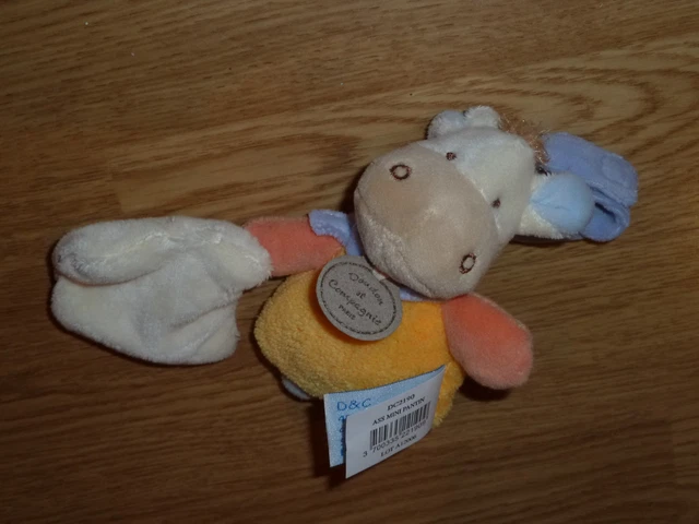 graines de Doudou et Compagnie ane ass esel cheval horse jaune orange mouchoir 9