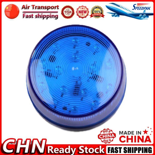 12V sécurité alarme stroboscopique avertir AVERTISSEMENT sirène lampe LED cligno