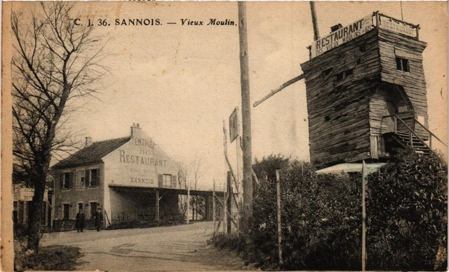 CPA AK SANNOIS - Vieux Moulin (350214)