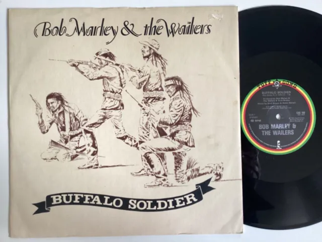 Bob Marley & The Wailers Buffalo Soldier 12” 45 Single Vinyl 1983 Original Ex #