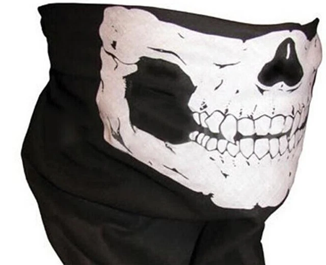 Bandana Army Biker Skull Maske Totenkopf Schädel Motorrad Karneval Sturmhaube