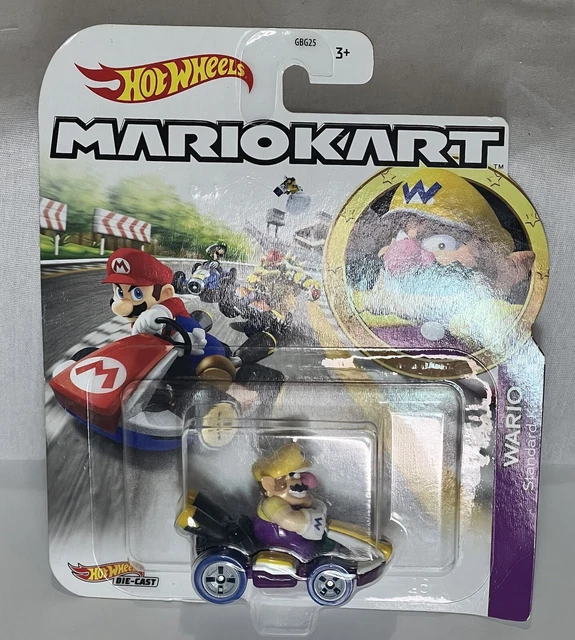 HOT WHEELS SUPER Mario Kart Wario Standard Kart 164 Diecast