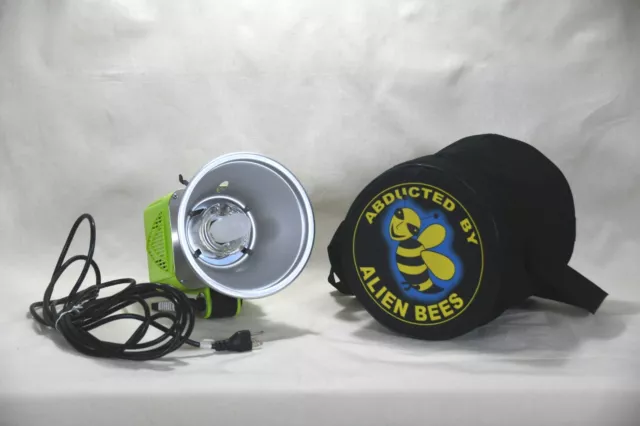 Estuche y cable Paul C. Buff AlienBees Alien Bees B400G verde profesional 160 W Estuche y cable Paul C. Buff AlienBees Alien Bees B400G verde profesional 160 W