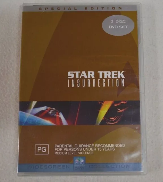 Star Trek: Insurrection Special Ed (1998) DVD Region 4 Sci-Fi Patrick Stewart