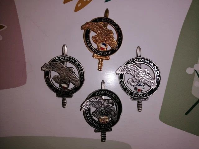 LOT 4 INSIGNES Commandos EUR 20,00 - PicClick FR