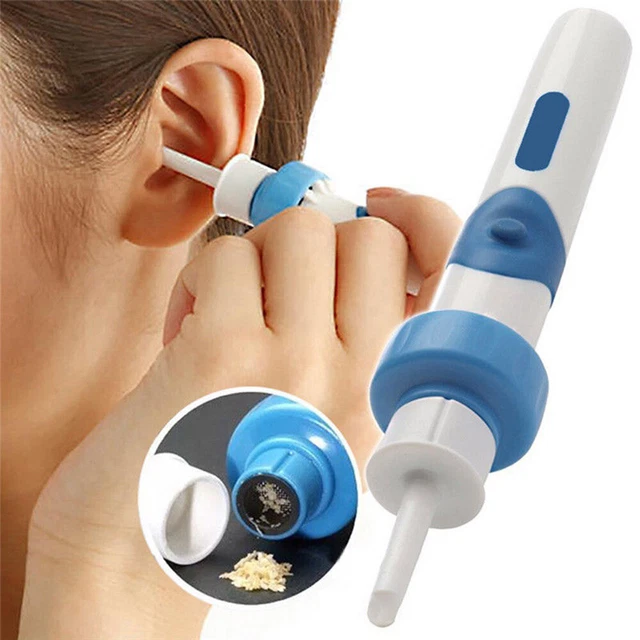 Eliminador de cera para oídos limpiador suave en espiral cerumen inteligente seguro eliminación de hisopos conjunto NUEVO