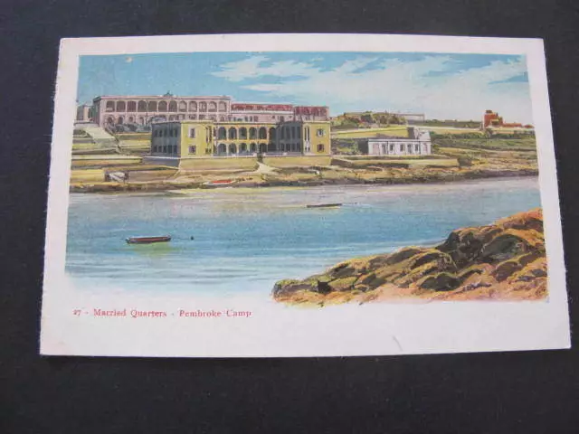 Married Quarters Pembroke Camp Postcard