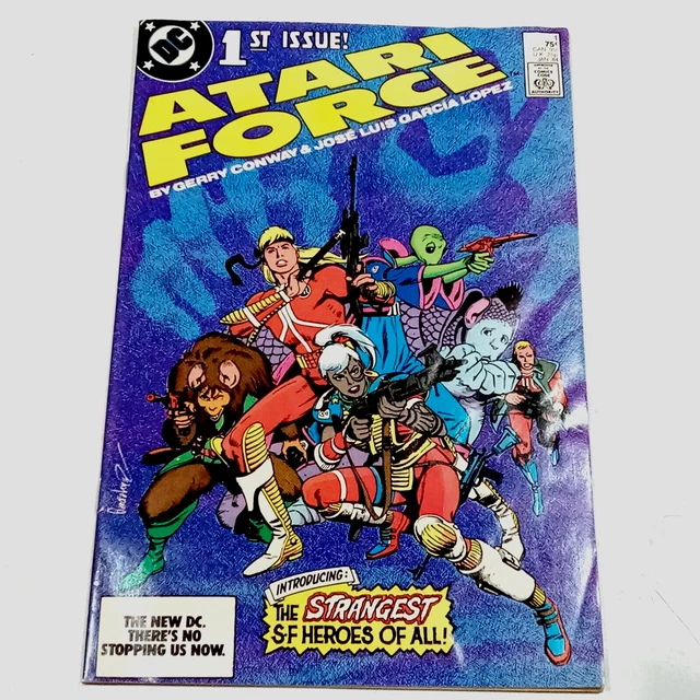 ATARI FORCE DC Comics Strangest SF Heroes 1st Fresh Blood Jan 1984 Conway Lopez