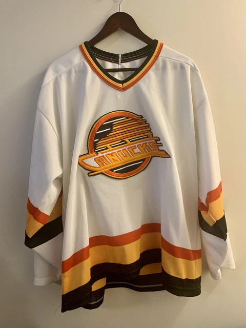 Trevor Linden Vancouver Canucks Salmon Skate Jersey XXL gradient CCM 2XL