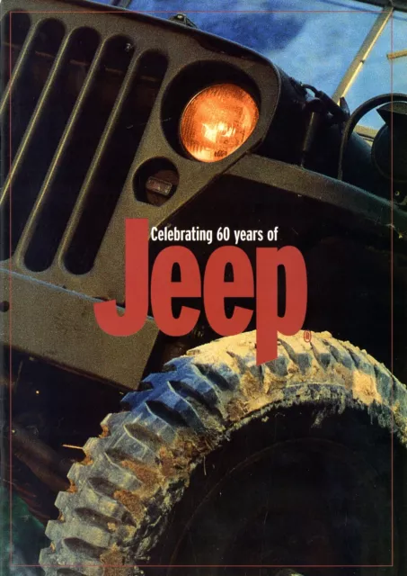 Jeep celebrating 60 years brochure 2001 USA Prospekt GB prospectus broschyr