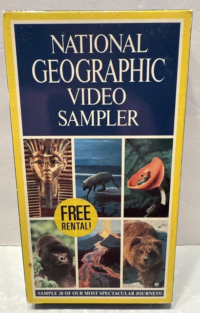 NATIONAL GEOGRAPHIC VIDEO sampler VHS £2.94 - PicClick UK