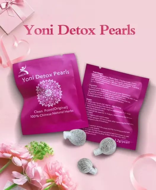 Yoni Detox Perle Tamponi Erboristeria Naturale Pulizia Utero