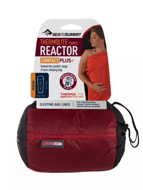 Sea To Summit Reactor Compact Plus Thermolite Sleeping Bag Liner #Areactpl