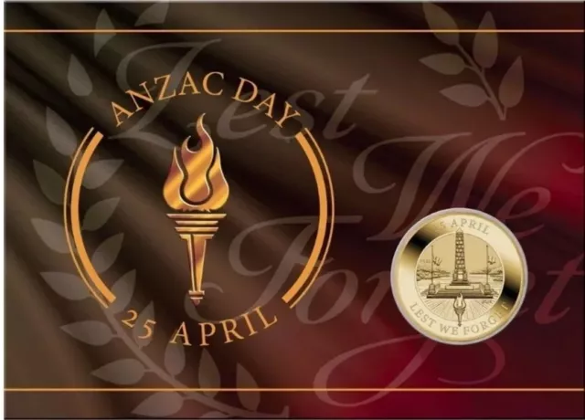 2024 Perth Mint - ANZAC Day - Uncirculated $1 Coin in Card