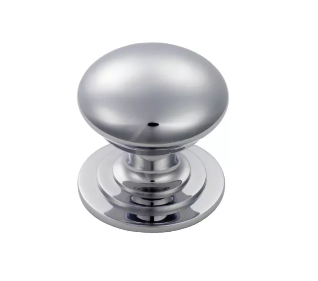 Victorian Knob 32mm - Polished Chrome - Carlisle Brass - M47CP - Cabinet handle