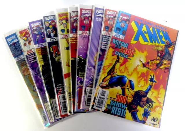 Marvel THE UNCANNY XMEN (1998) #351-360 VF/NM TO NM