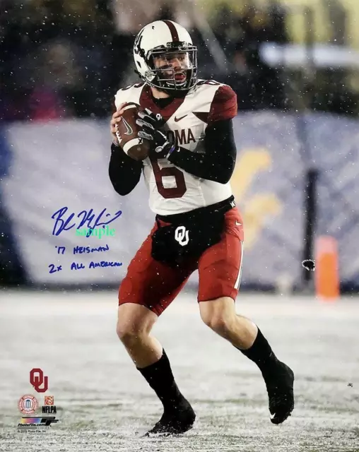 Baker Mayfield Reprint Signed 8X10 Photo Autographed Christmas Man Cave Browns