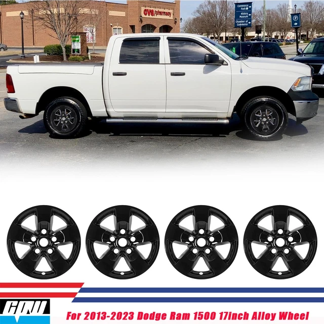 Window Visor Rain Guards For 2009-2023 Ram 1500/2500/3500 Crew Cab - 4 Piece Set
