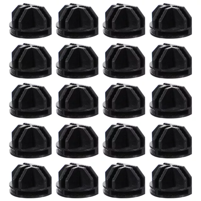 20 Pcs Closet Buckle Clip Plastic Cabinet Wire Cube Storage Connector Shelves