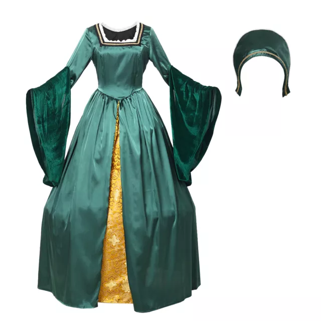 WOMEN VICTORIAN DRESS with Bustle Historical Lady Dress Ball gown Party  Show £64.79 - PicClick UK