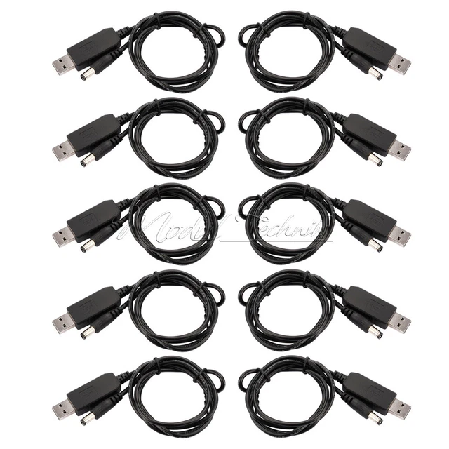 1-10 pz DC9V/12V 3A USB Power Boost Line Step-Up Decoy Cavo Supporto QC2.0/3.0