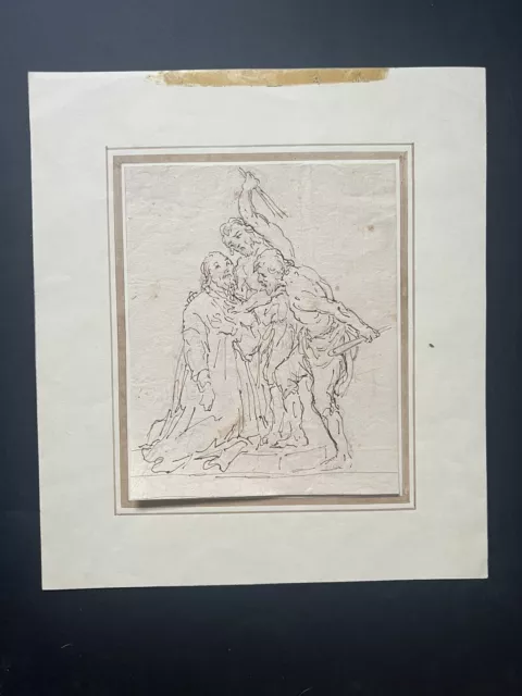 Dessin Ancien, Scuola Italiana del XVII sec, Old master drawing, disegno antico 3