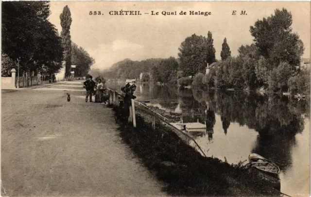 CPA Creteil - Le Quai de Halage (275385)