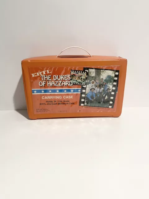 ERTL 1981 THE Dukes of Hazzard Carrying Case Holds 24 1/64 Scale Cars ...