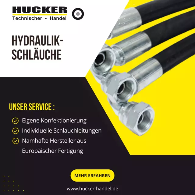 Hydraulikschlauch DN 8/10/12 - 2SC 10L/12L/15L DKOL DKOL90° Länge 300-10000 mm