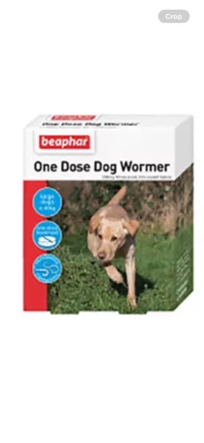 Beaphar One Dose Worming Tablets for Dogs (6-20kg)