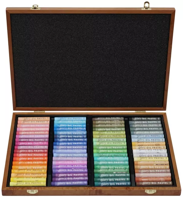 MUNGYO Gallery Artists Soft Oil Pastels MOPV-12 Cardboard Box of 12 Colors