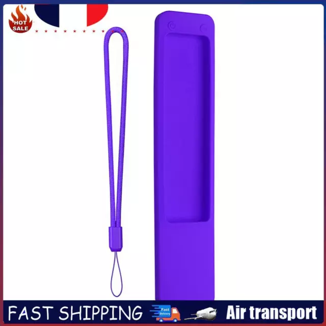 Silicone Case Anti-slip Remote Control Cover with Lanyard for XMRM-ML (Purple) F