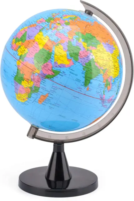 Toyrific | World Globe for Kids, Educational Rotating World Children Map with St