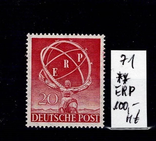 Berlin - MiNr.:  71, ERP 20 Pfg., **, MNH, 100 M€