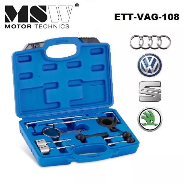 Msw Ett-Vag-108 Kit Messa In Fase Motore  Vag 1.4, 1.6, 2.0 Tdi In Valigetta