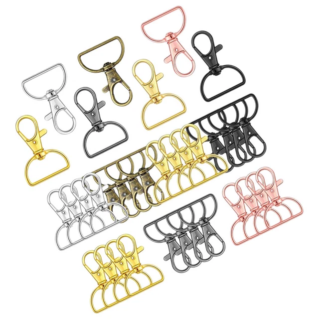 35 piezas Mochila Llave de metal con hebilla de metal con hebilla de metal