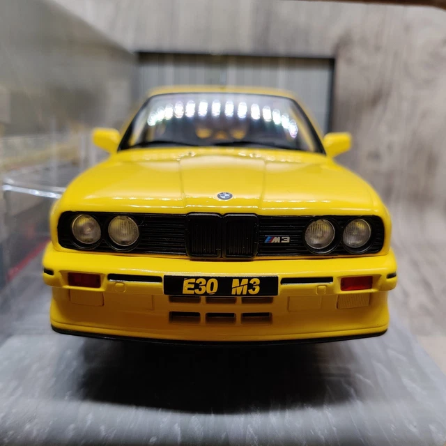 Voiture Solido Bmw M3 E30 Street Fighter Jaune 1990 1:18 Neuf Boite S1801513