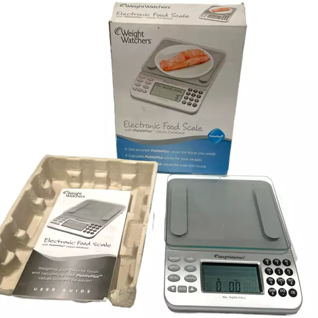 Escala electrónica de alimentos Weight Watchers con puntos más valores base de datos pointplus