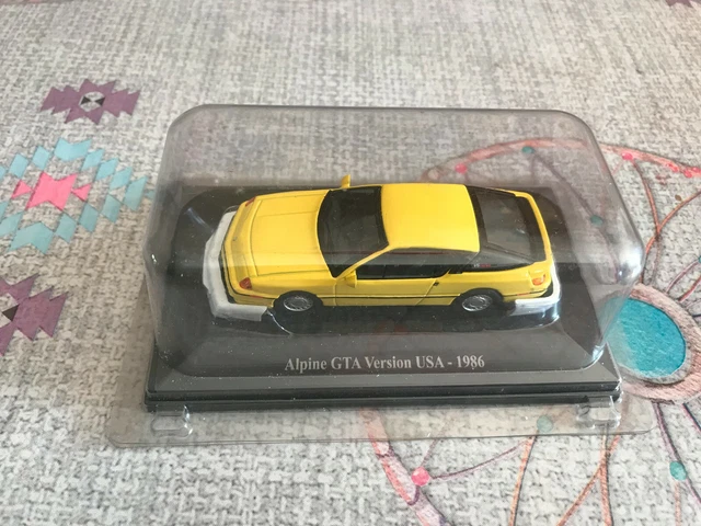 Voiture Miniature Renault Alpine GTA Version USA 1986 1/43 Eligor