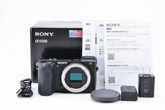 Sony Alpha a6500 24.2MP Digital Camera - Black count 10346 [Near Mint] #387A
