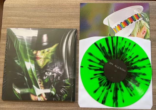 My Agenda Vinyl (Neon Green & Black Splatter) – Dorian Electra Store