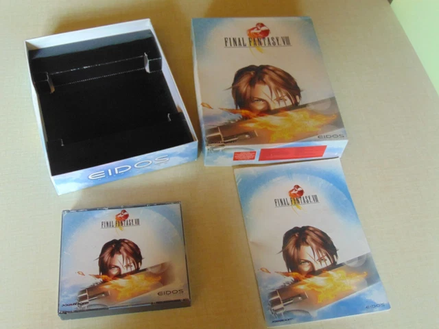 Jeu PC Final Fantasy VIII Complet - Version Physique, Bon état, Boîtier Et Livret Inclus, Jeu Mythique