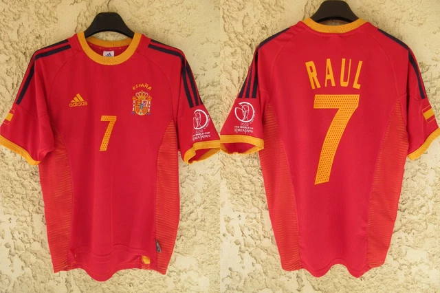Maillots de foot vintage / rétro - The Football Market - Maillot Espagne vintage domicile #10 RAUL